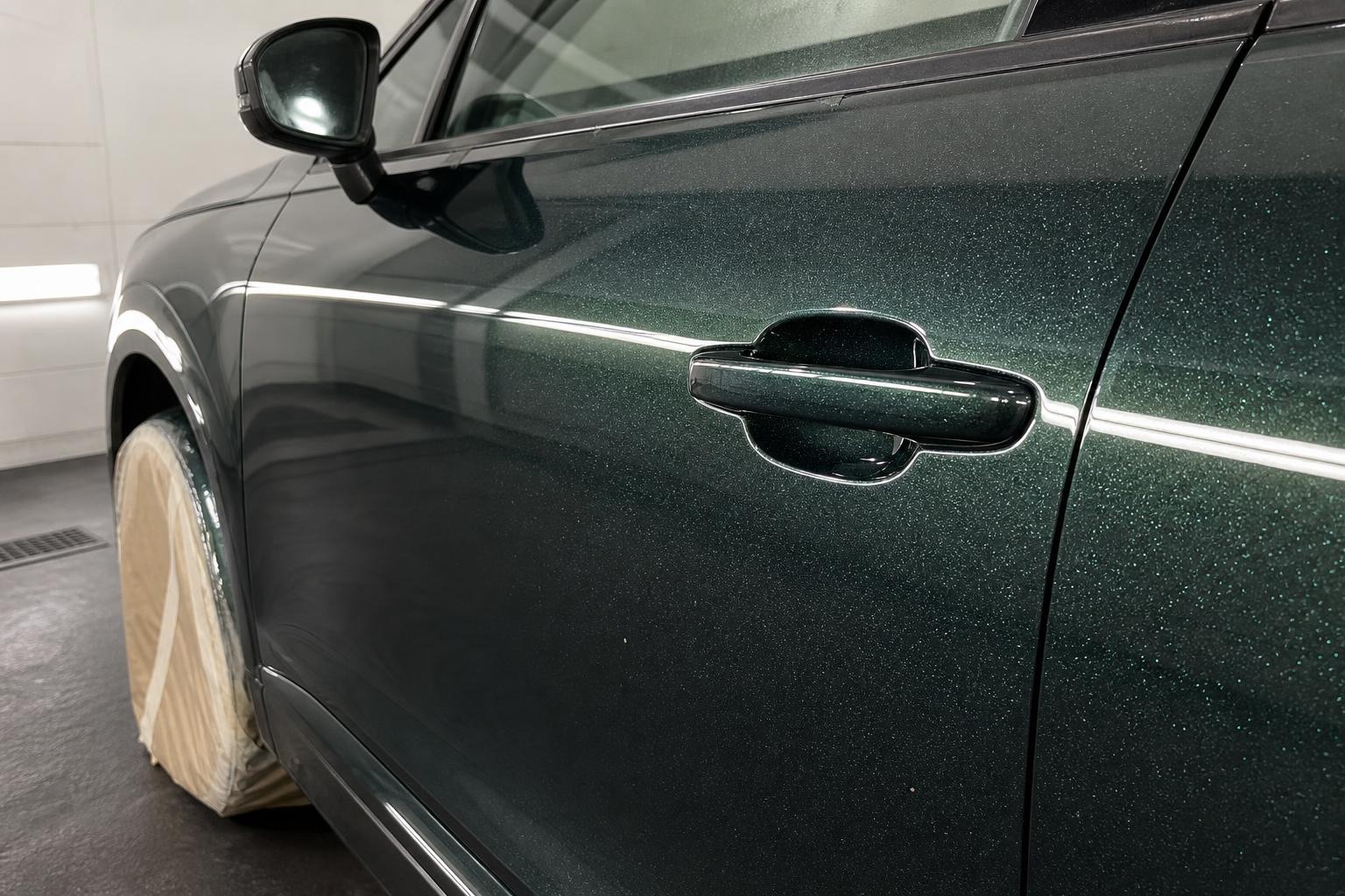 Volkswagen Tiguan — door and wing