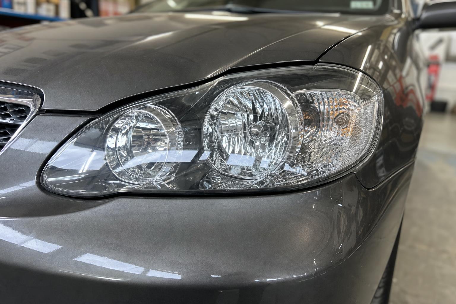 Toyota Corolla — clear headlight